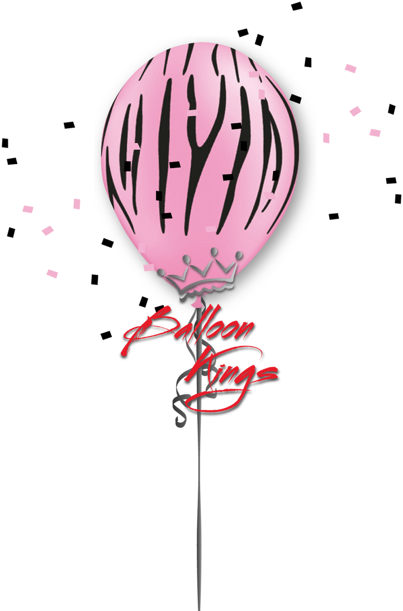 Download Transparent Pink Zebra Logo Png - Transparent It's A Boy