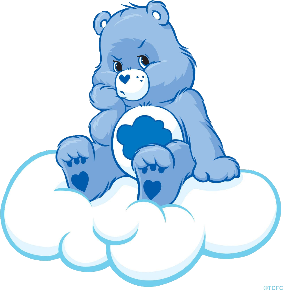 Download Transparent Carebear Png Blue Care Bear Sticker ClipartKey