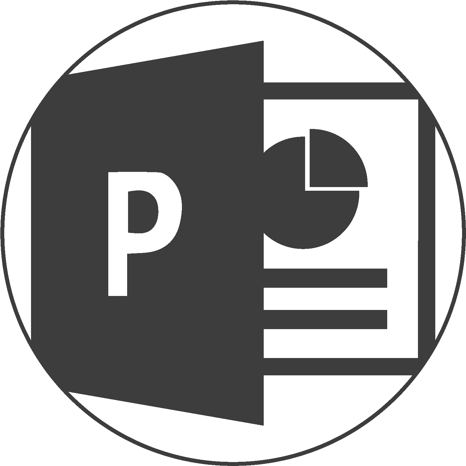 Download Microsoft Clipart Powerpoint Power Point Presentation Icon