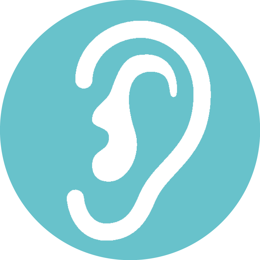 Download Listening - Circle - Listening Icon Png Transparent - ClipartKey