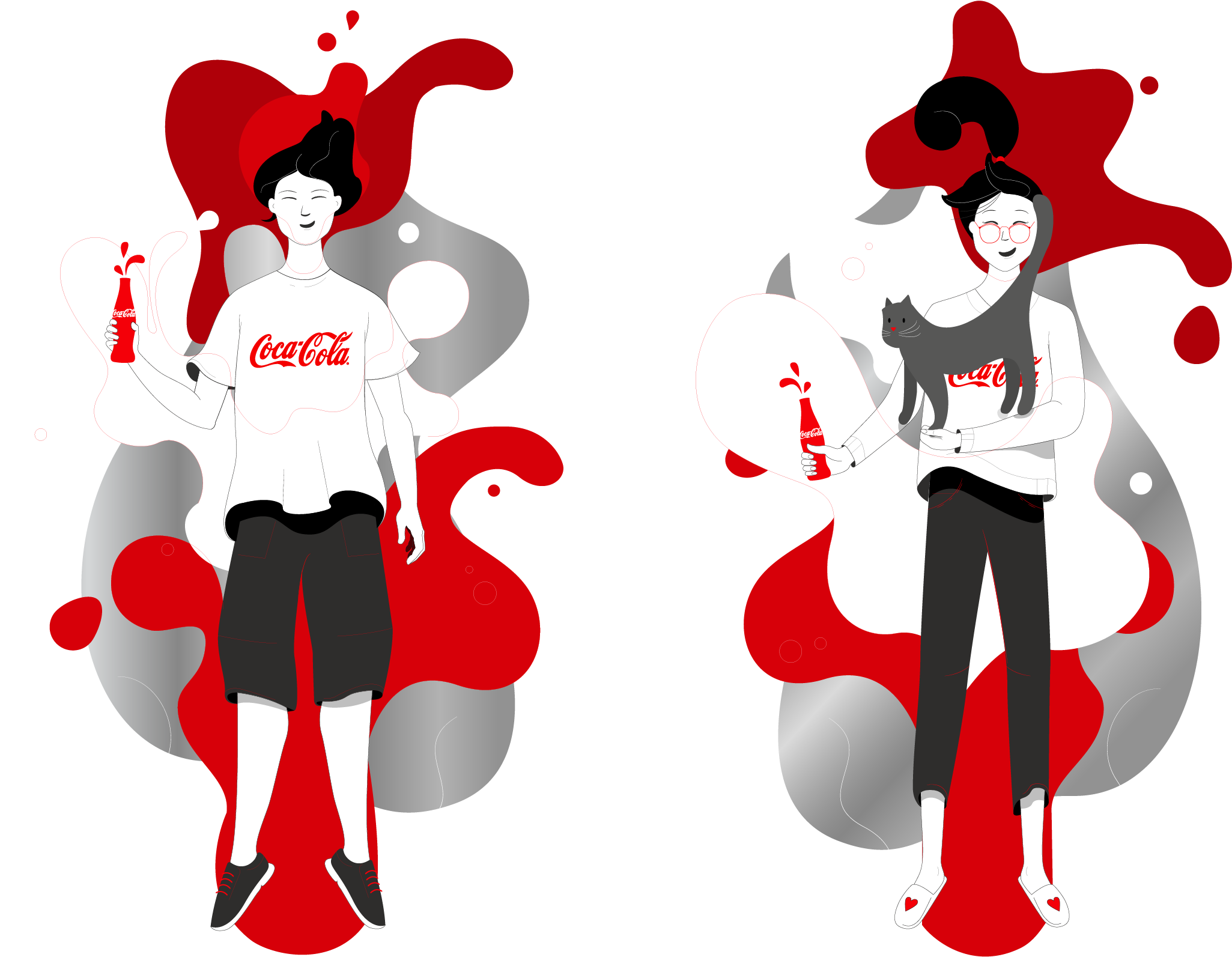 Download Illustration Designe Coca Cola - ClipartKey