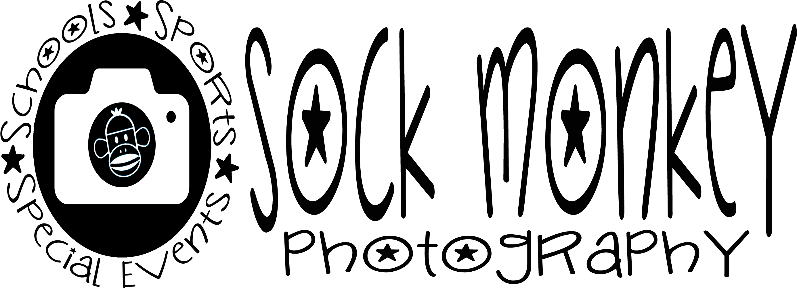 Download Sock Monkey Photography - Calligraphy - ClipartKey