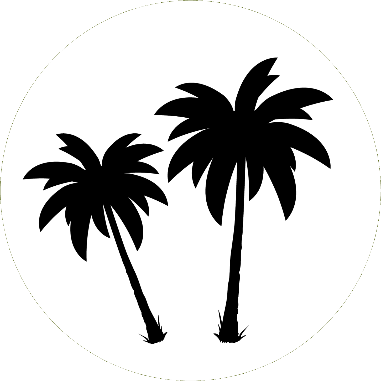 Download Palm Trees Clip Art Black & White Palm Trees Clip Art Black