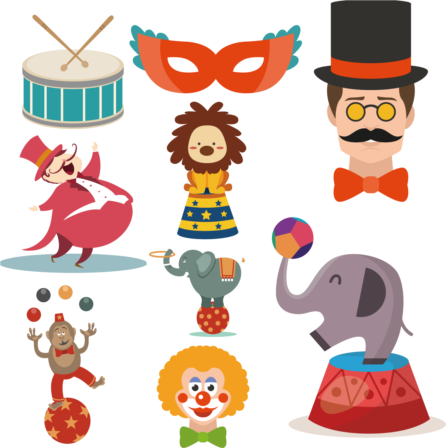 Download Performance Circus Clip Art - Circus - ClipartKey