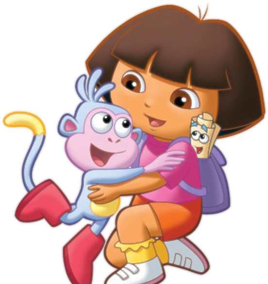 Download Dora The Explorer With Boots Dora And Boots Hug ClipartKey