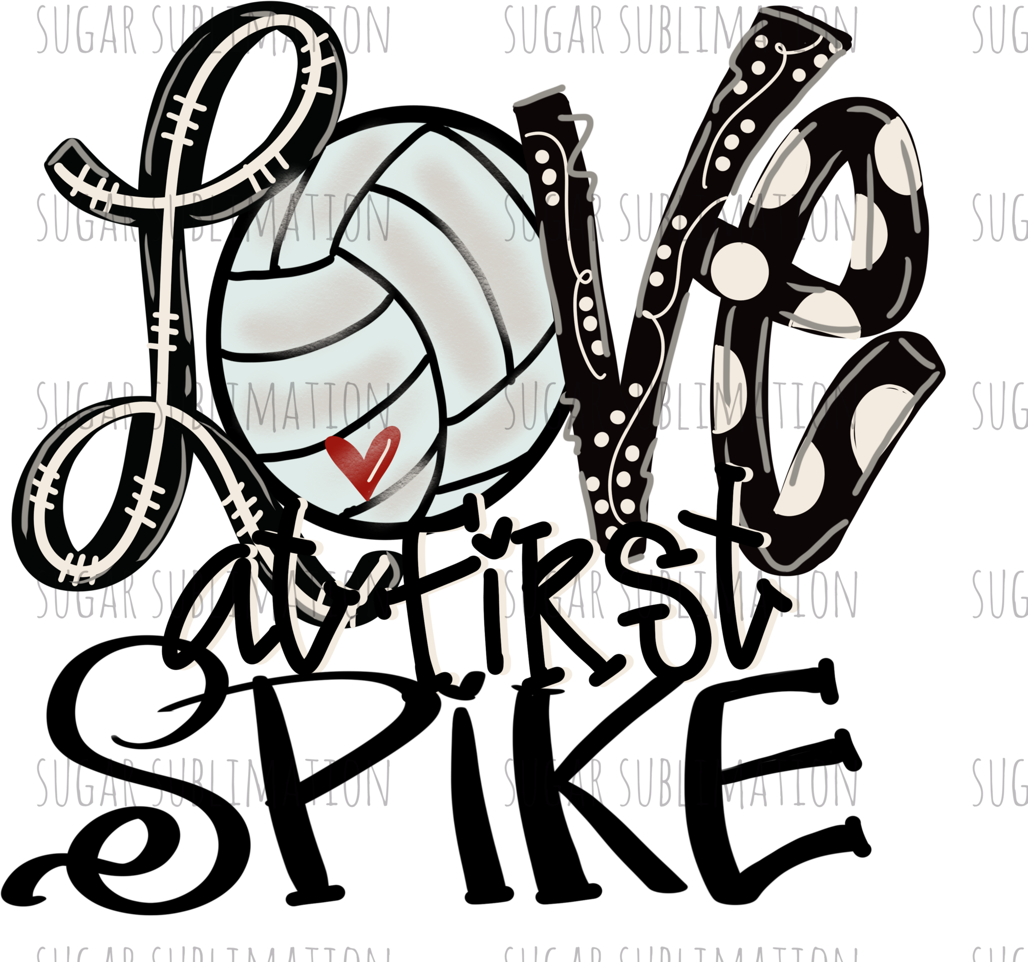 Download love at first spike volleyball png printable clipartkey