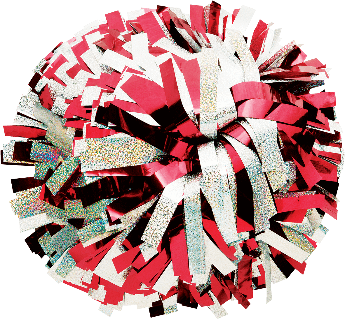 Download Transparent Holographic Png Green White Pom Poms ClipartKey