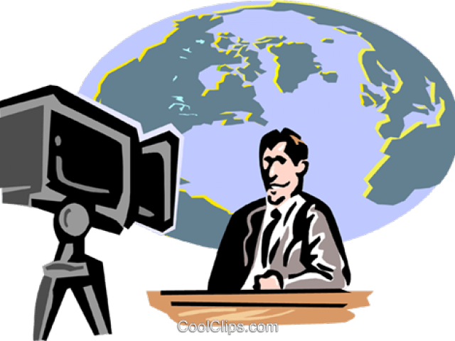 Download News Reporter Clipart News Anchor Clipart Png ClipartKey