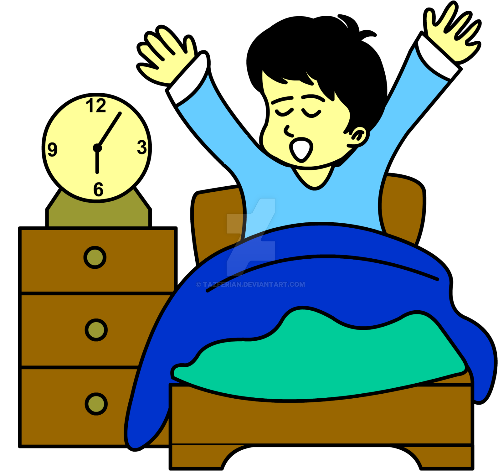 Download Go To Bed Boy Getting Into Bed Cartoon ClipartKey