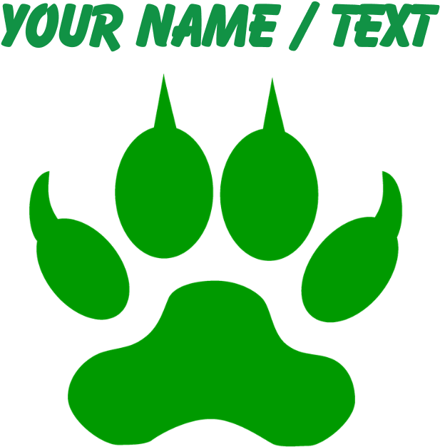 Download Transparent Wolf Paw Print Png ClipartKey