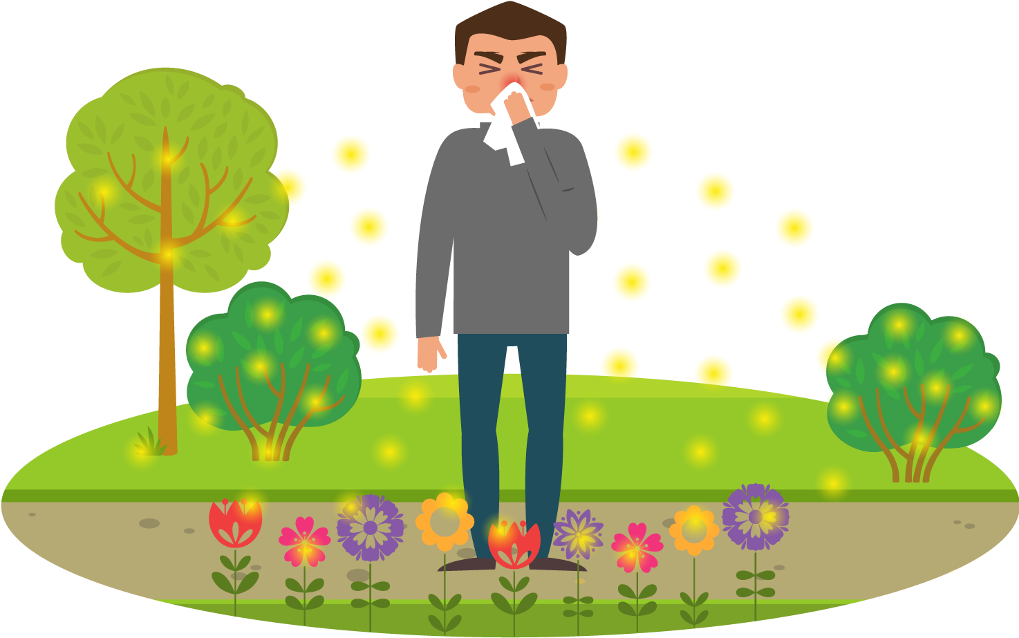 Download What Is Hay Guide - Hayfever Cartoon - ClipartKey