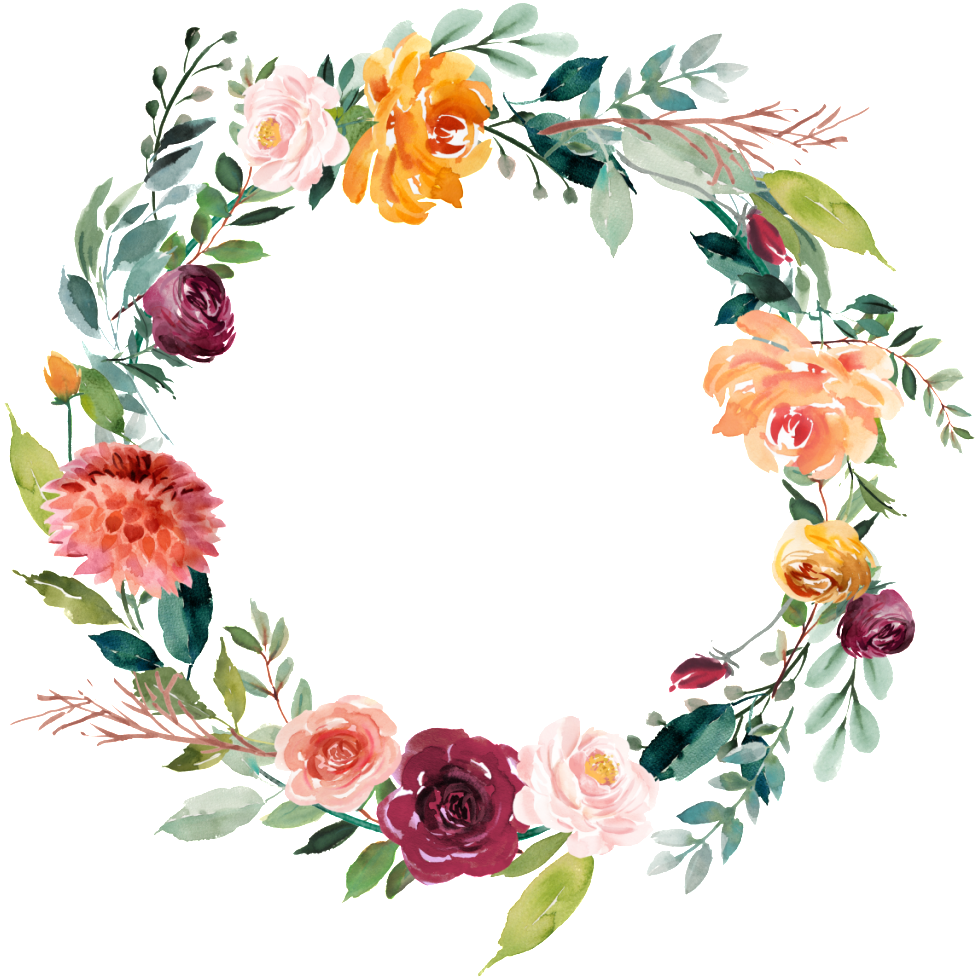 Download Transparent Flower Garland Png Transparent Flower Wreath