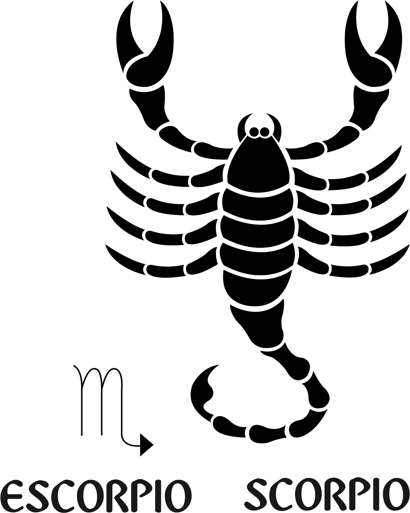 Знак зодиака рисунки скорпиона