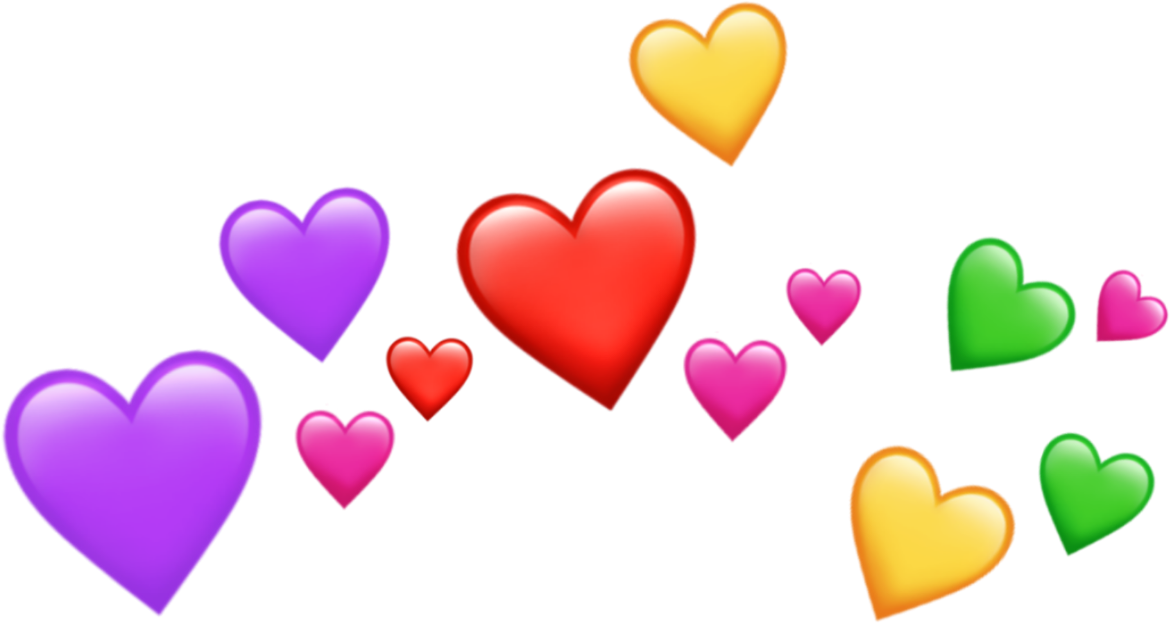 Heart Emoji Background Clipart Objects Transparent Clip Art | Images ...