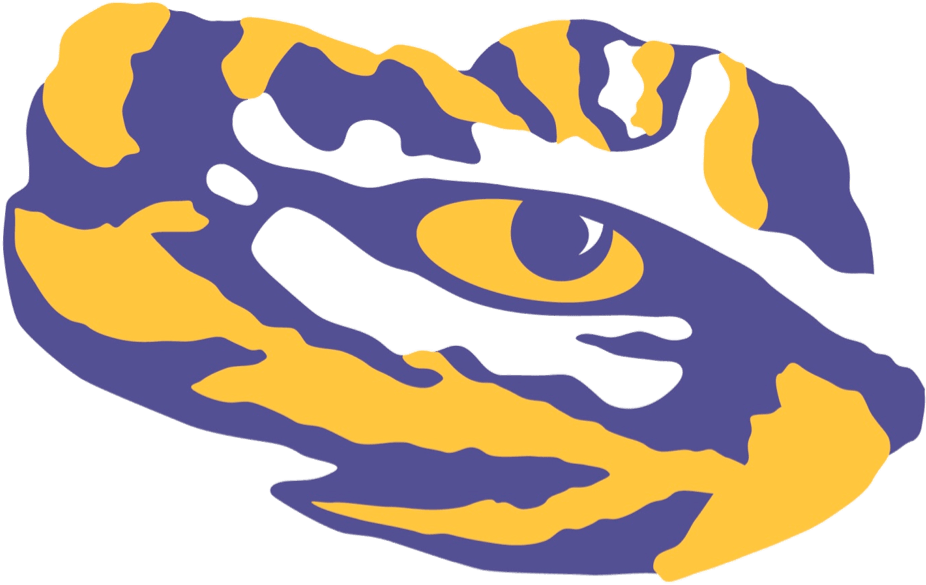 Download Transparent Lsu Clipart - Lsu Tiger Logo Svg - ClipartKey