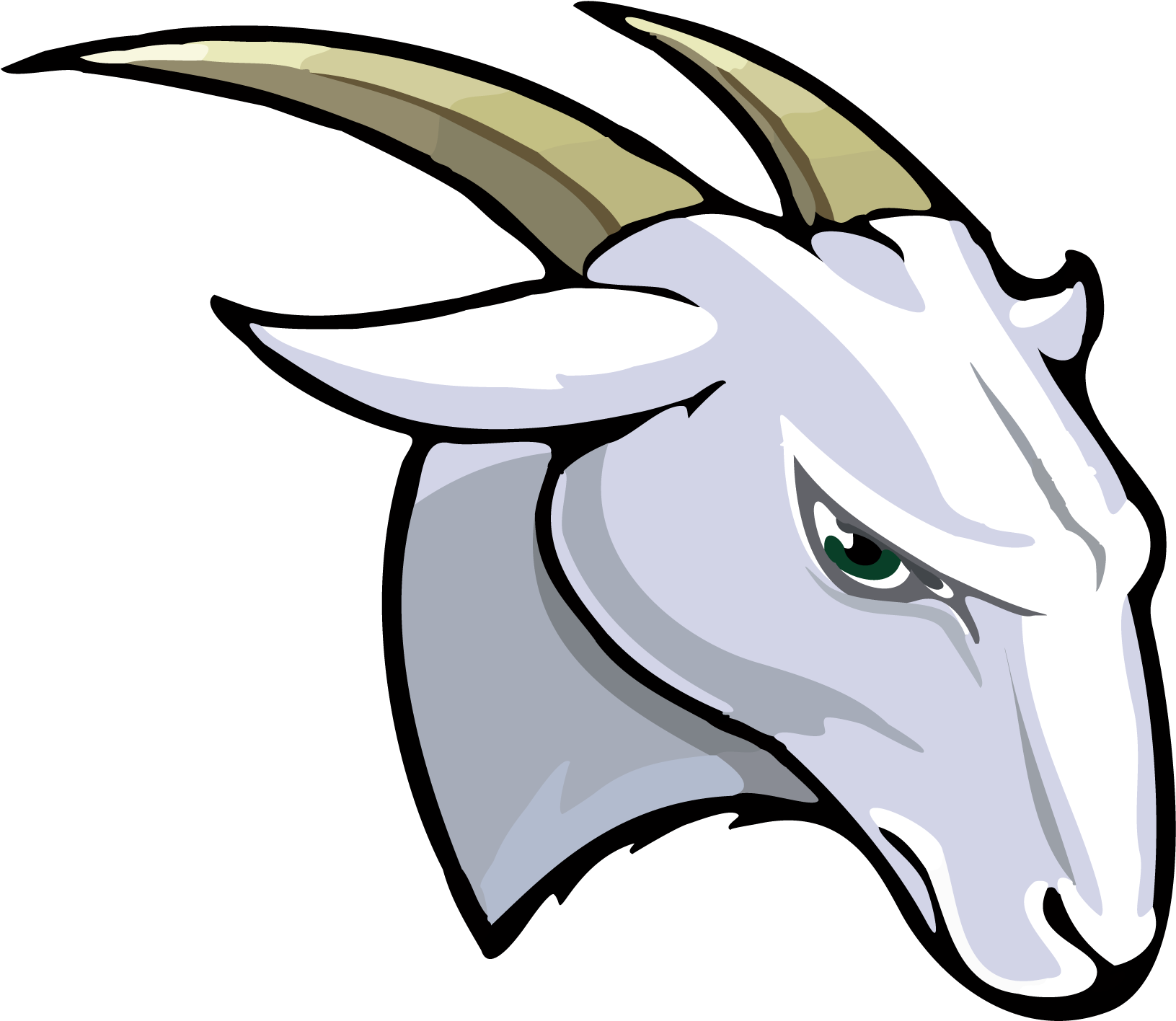 art deco. cute goat. baby goat. boer goat. art class. paper clip. 