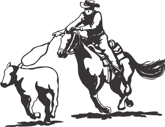Download Calf Roping Corriente Rodeo Roping Team Roping Vector Team