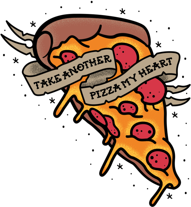 Download Male Pizza My Heart Red Tshirt Clipart , Png Download Taking A Pizza My Heart