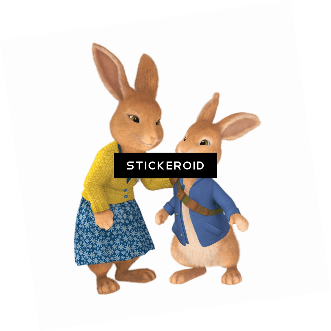 Download Peter Rabbit And Mum - Peter Rabbit Mrs Rabbit - ClipartKey