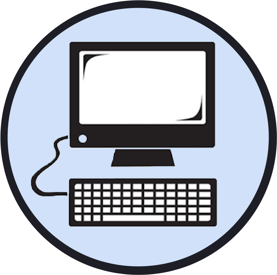 Download Logo - Blue Computer Clip Art - ClipartKey