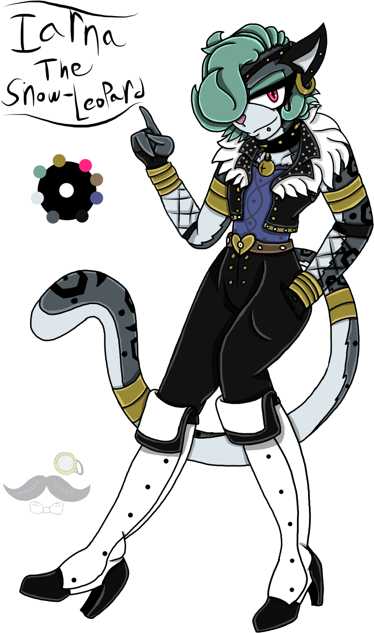Download Sonic Oc Snow Leopard - ClipartKey