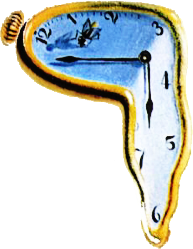 Download Transparent Melting Clock Clipart Dali Melting Clock Clipart