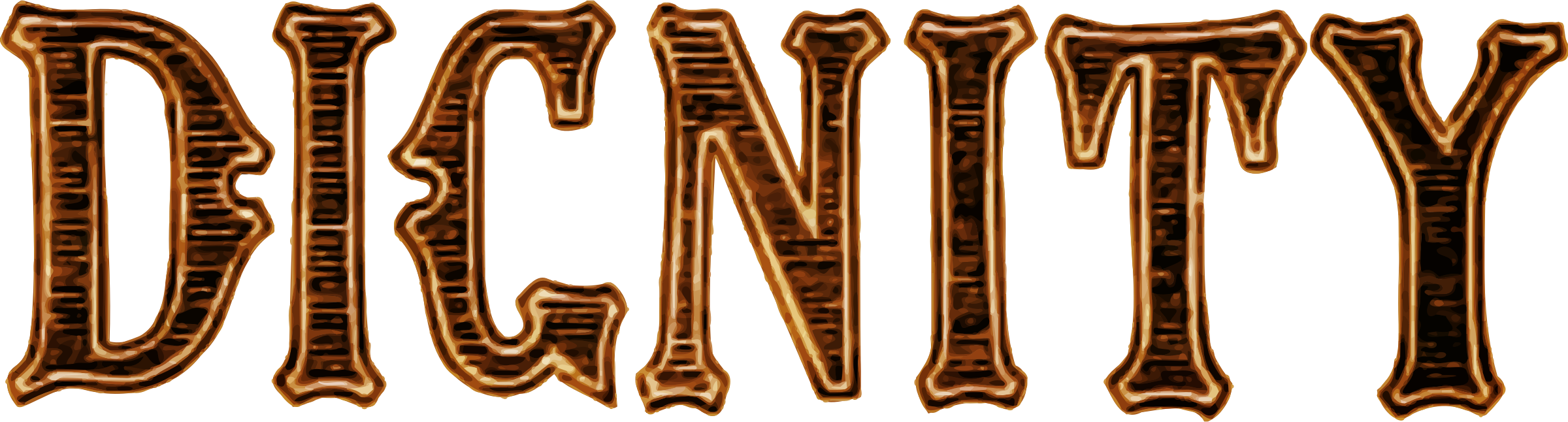 Download Noble Characteristic Typography - Dignity Lettering - ClipartKey