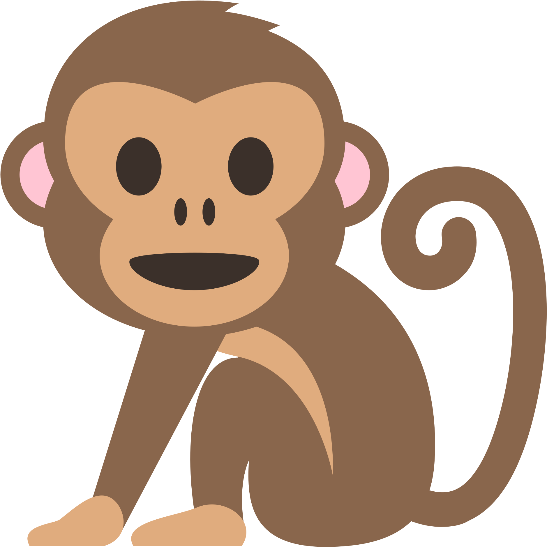 Download Jpg Free Download Ape Clipart Orange Monkey Monkey Emoji Svg