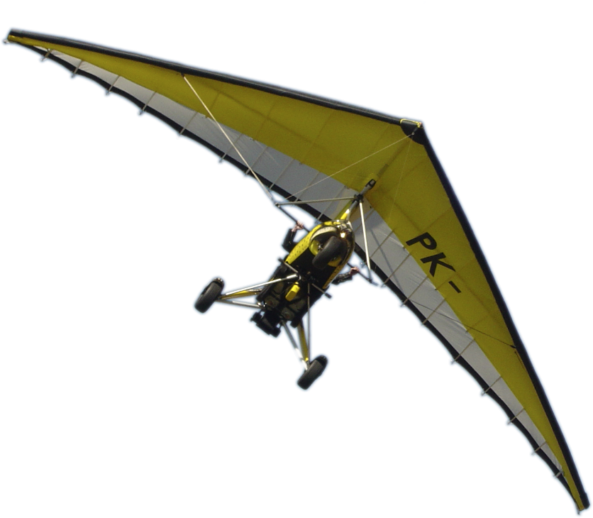 Download Clip Art Motorized Hang Glider - Ultralight Trike Transparent
