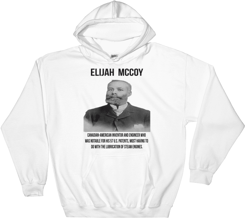 Download Clip Art Pictures Of Elijah Mccoy Broken Heart Hoodie White