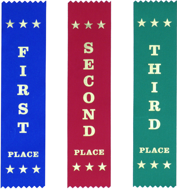 Download Award Transparent Ribbon Cheap - First Second Third Ribbons ...