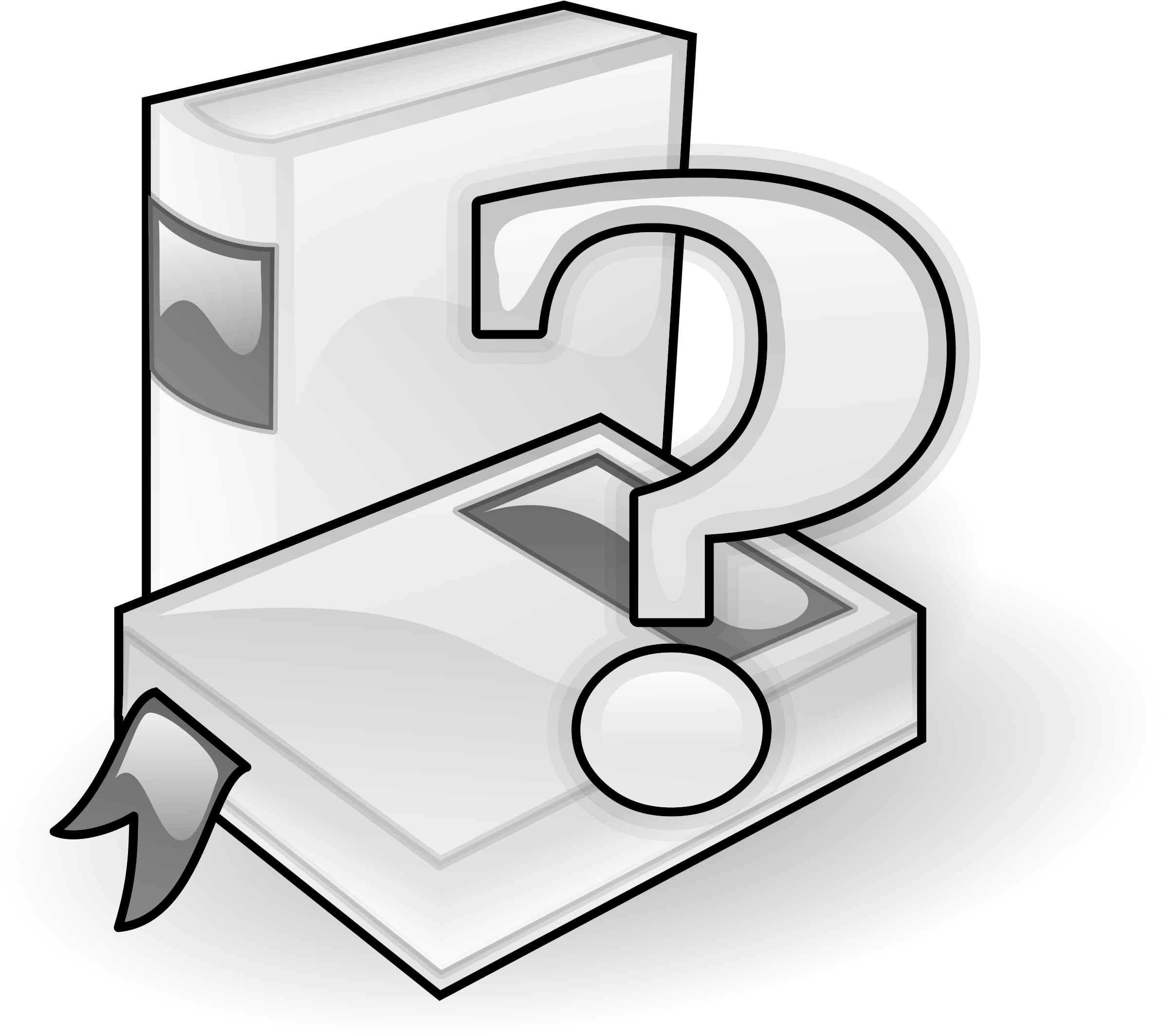 Download Visual Impairment Swansea Academy Question Mark With Book