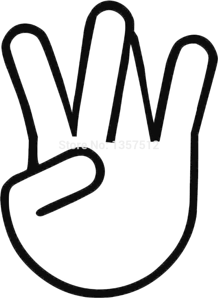 Download Middle Finger Black Emoji Transparent Png West Side Hand
