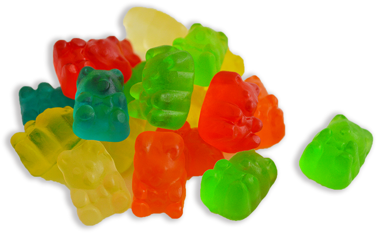 Download Jelly Candies Png - Transparent Background Gummy Bears Png