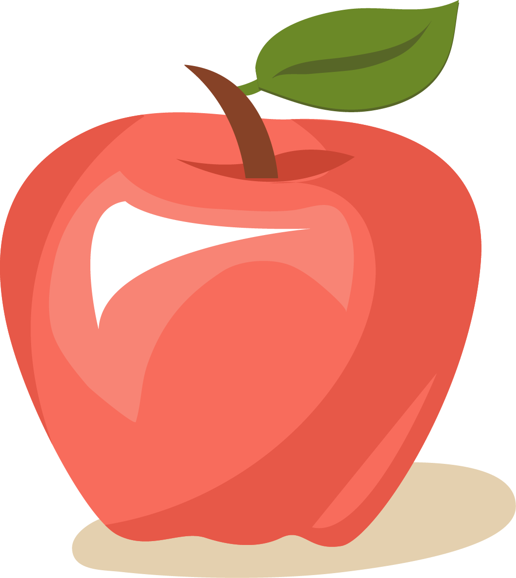 Download Clip Art Cartoon Transprent Png Apple Fruit Cartoon
