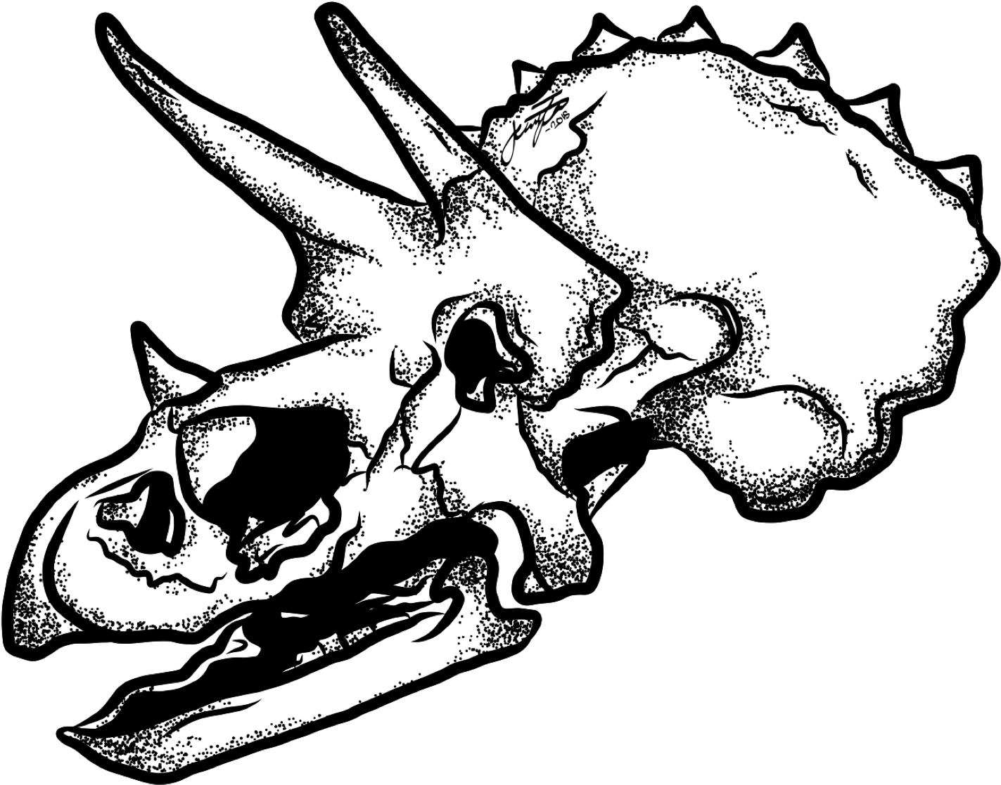 Download Transparent Dead Dinosaur Clipart - Dead Dinosaur Black And