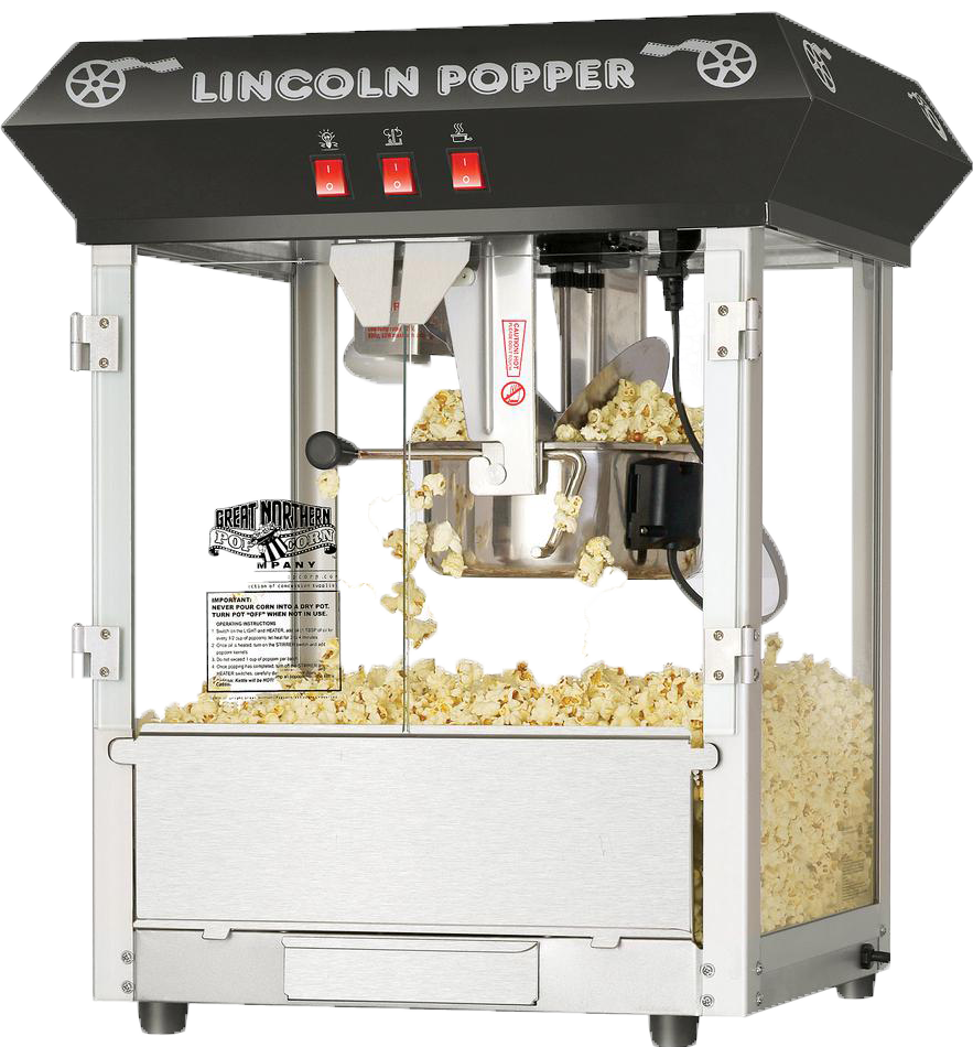 Download Transparent Popcorn Machine Png ClipartKey