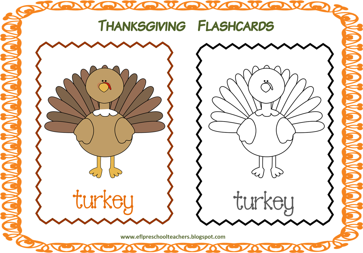 Download Transparent Background Cute Turkey Clipart ClipartKey