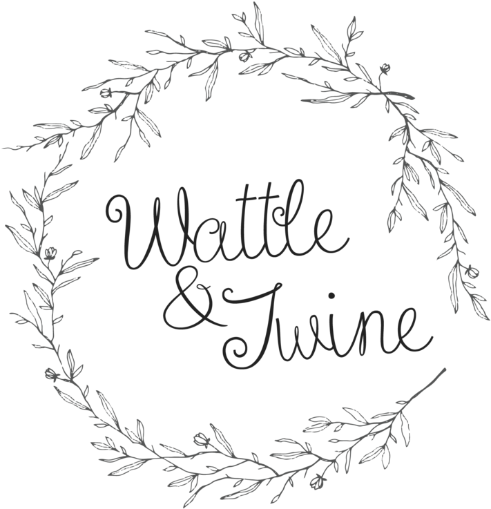 Download Wattle & Twine Single Line Drawing Wattle ClipartKey