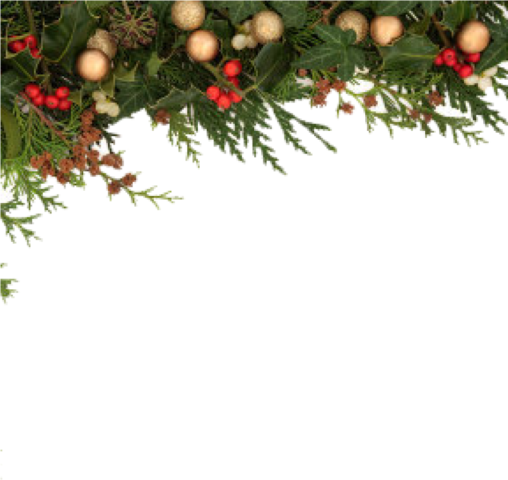 Download Transparent Christmas Border Clipart - Transparent Background