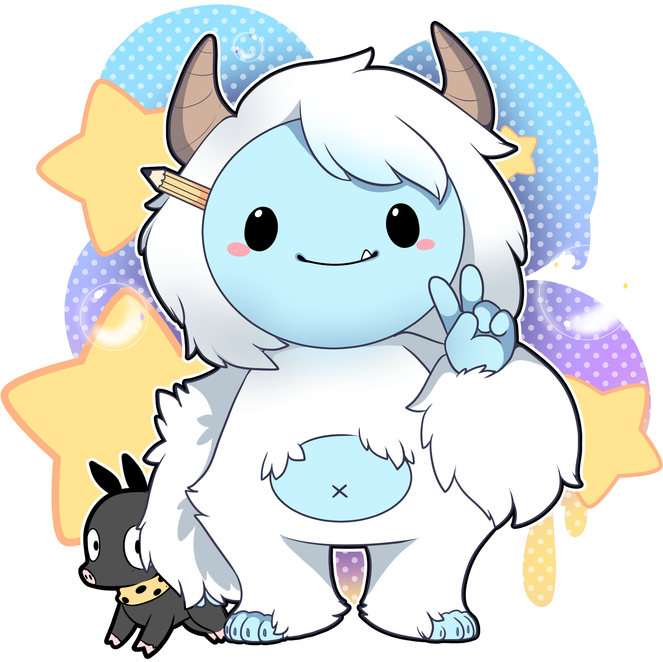 Download Kawaiiyeti Kawaii Cute Yeti Drawing ClipartKey