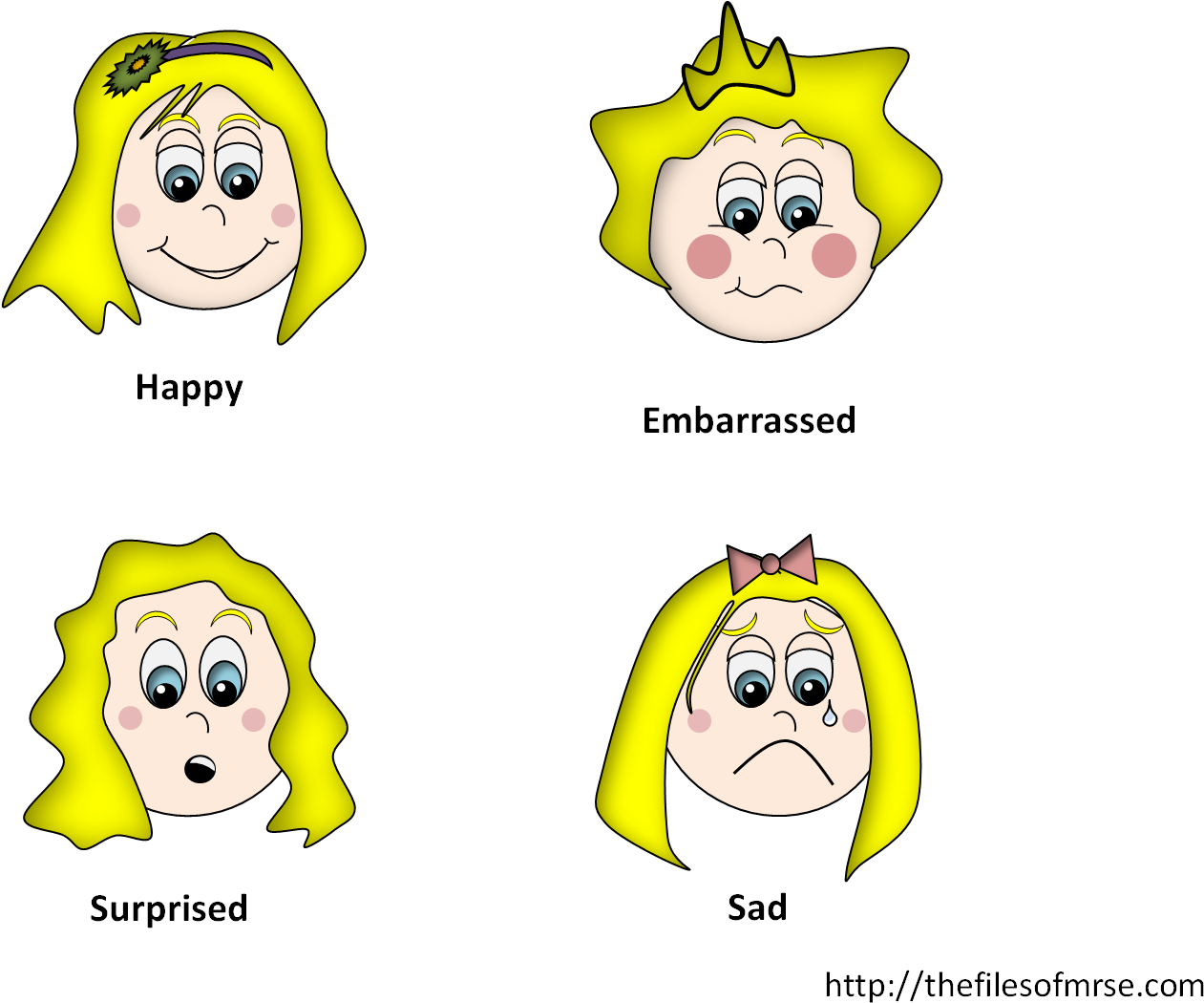Download Emotions Clipart Thought Feeling Boy And Girl Emotions