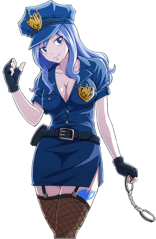 Download Transparent Hot Girl Clipart Juvia Lockser Cop ClipartKey