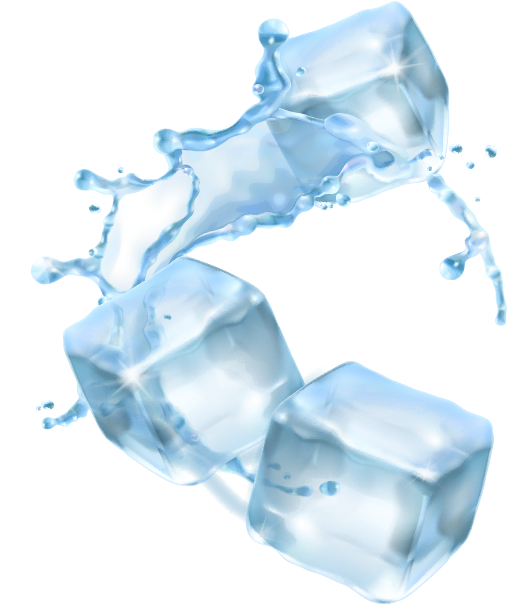 Download Three-dimensional Ice Water Droplets Png Download - Ice Cube ...