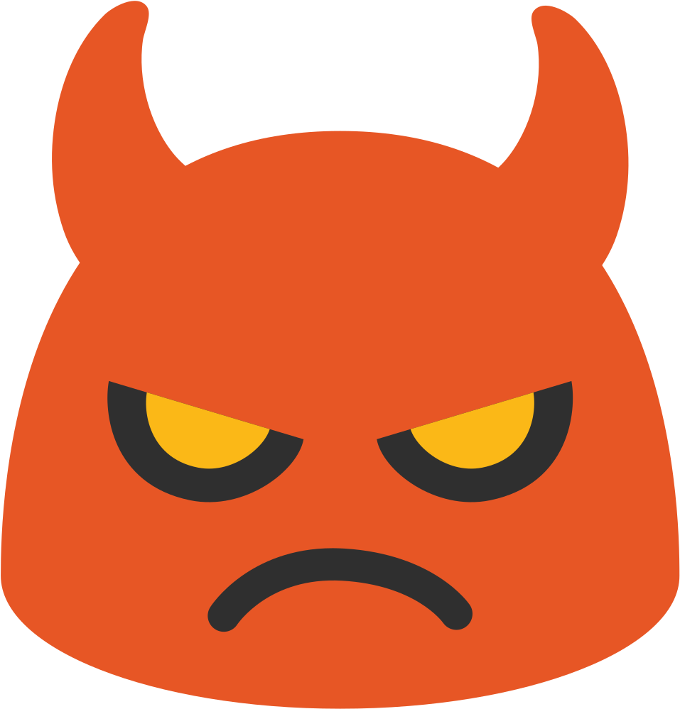 Download T-shirt Emoji Devil Angry Face Sticker - Android Red Devil ...