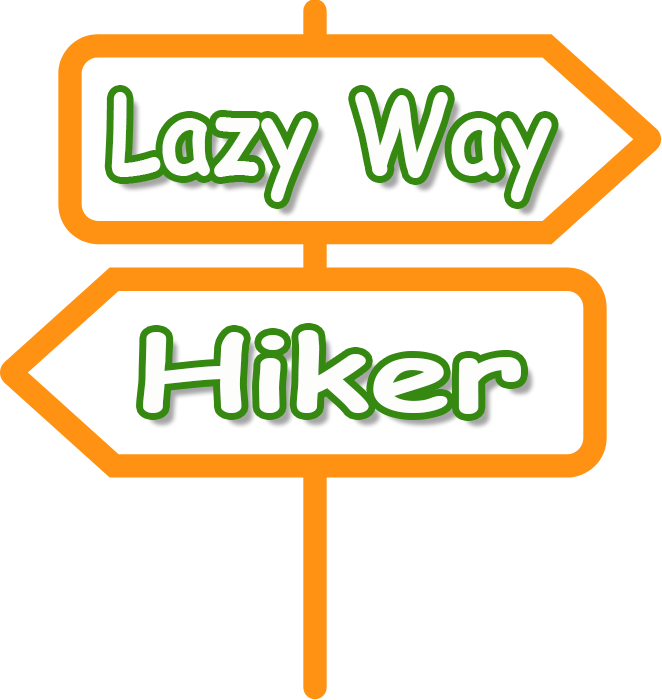 Download Hiker Clipart Trail Sign Sign ClipartKey