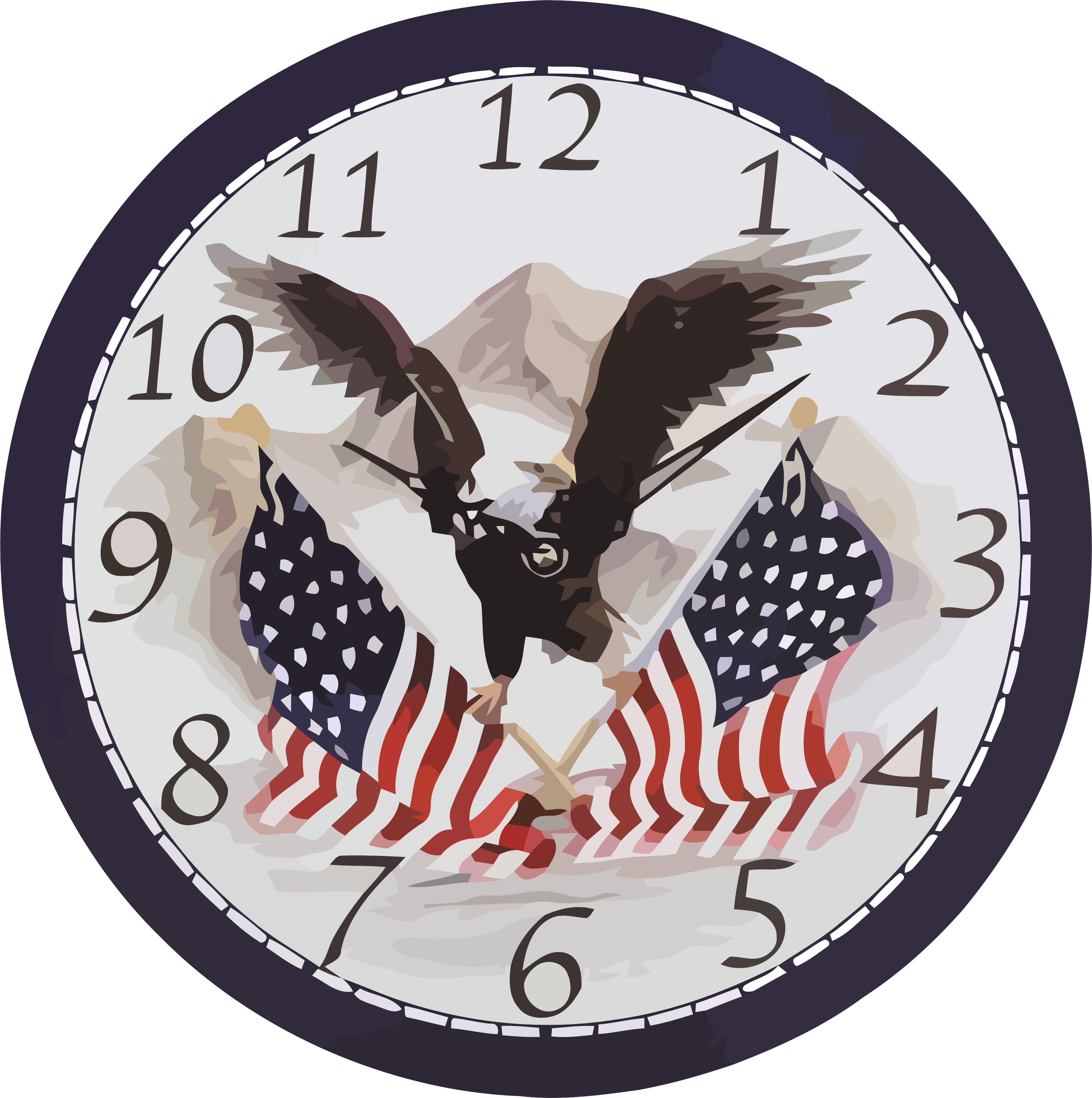 Download Clock Us Clipart Png Analog Clock ClipartKey