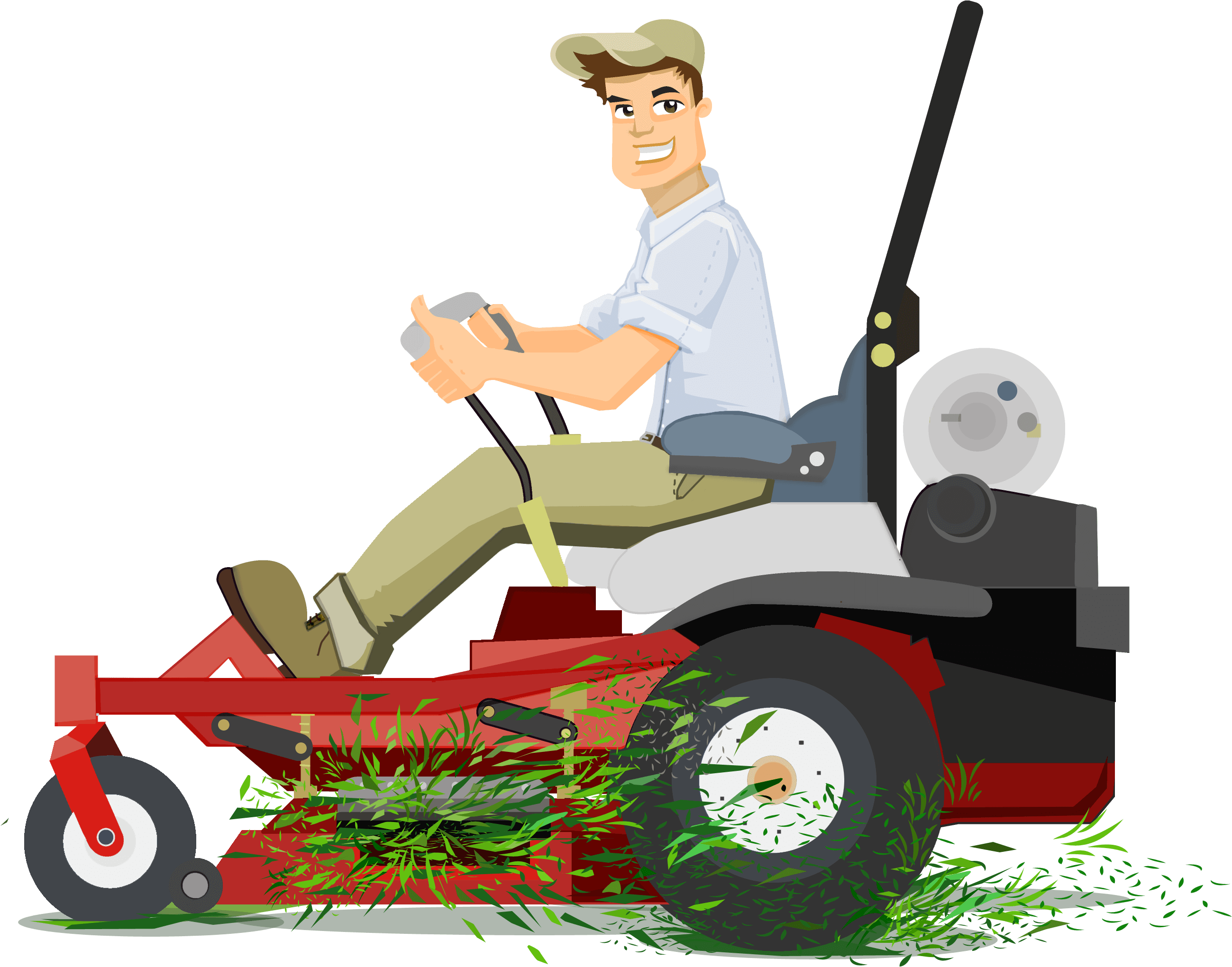 Download Transparent Lawn Mower Clip Art Clipartkey