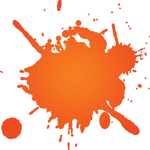 Download Splash Png Orange - Orange Paint Splatter Png - ClipartKey