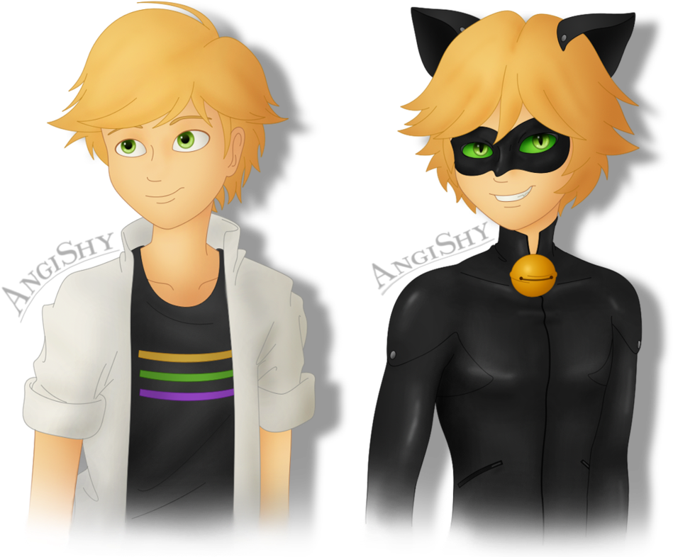 Download Ladybugs Clipart Body - Adrien Miraculous Ladybug Cat Noir ...